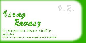 virag ravasz business card